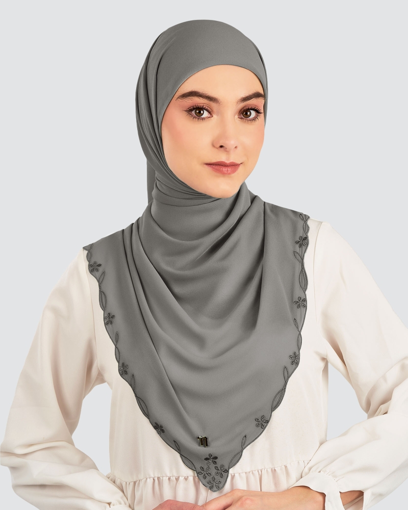 Image of KASTURI SULAM SQUARE - GUNMETAL