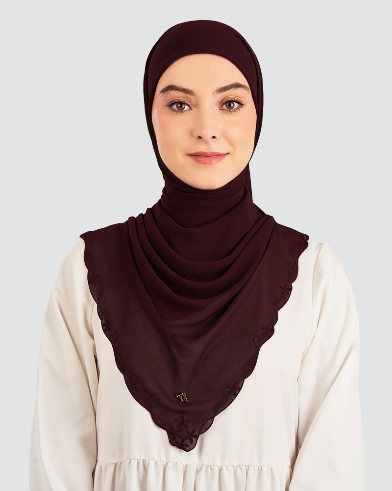 Image of KASTURI SULAM SQUARE - PLUM