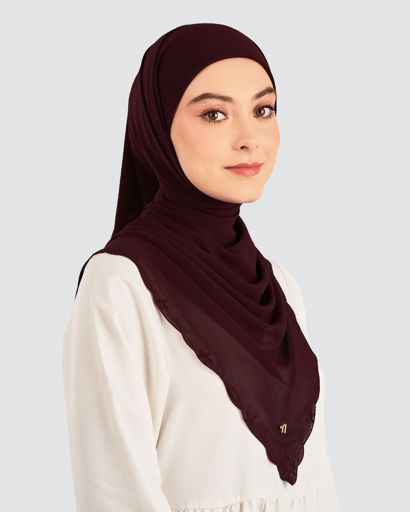 Image of KASTURI SULAM SQUARE - PLUM