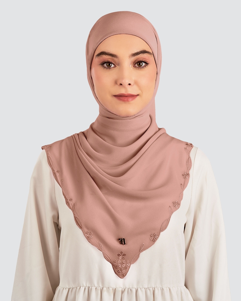 KASTURI SULAM SQUARE - VINTAGE ROSE