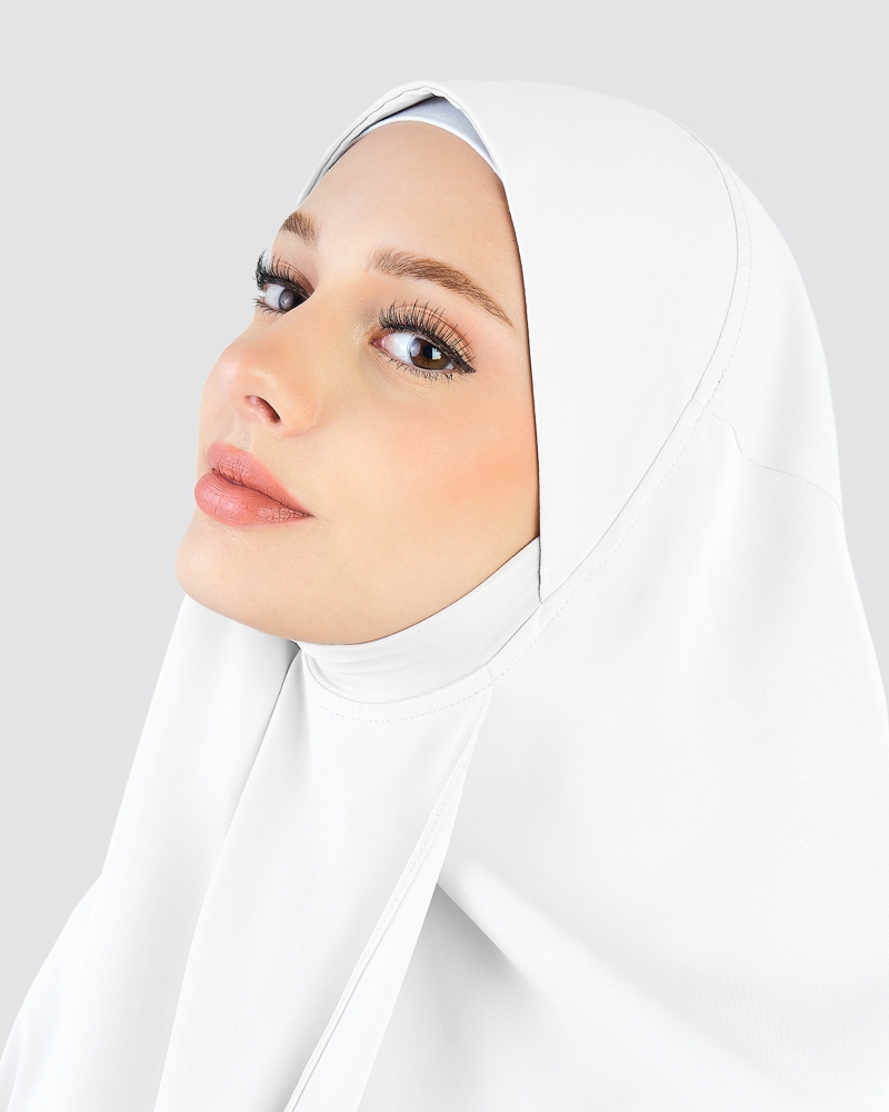 Image of X-PRESS KHALEESI KHIMAR - WHITE