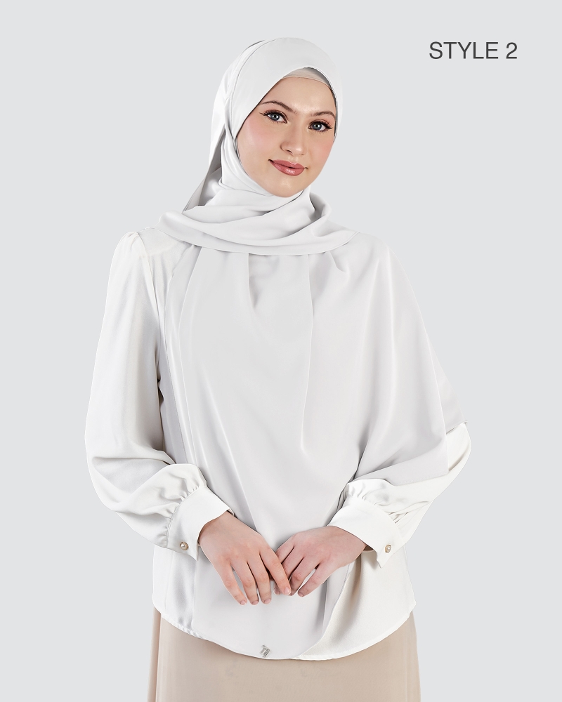 Image of X-PRESS KHALEESI KHIMAR - WHITE