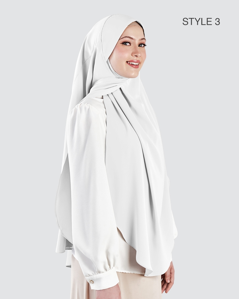 Image of X-PRESS KHALEESI KHIMAR - WHITE