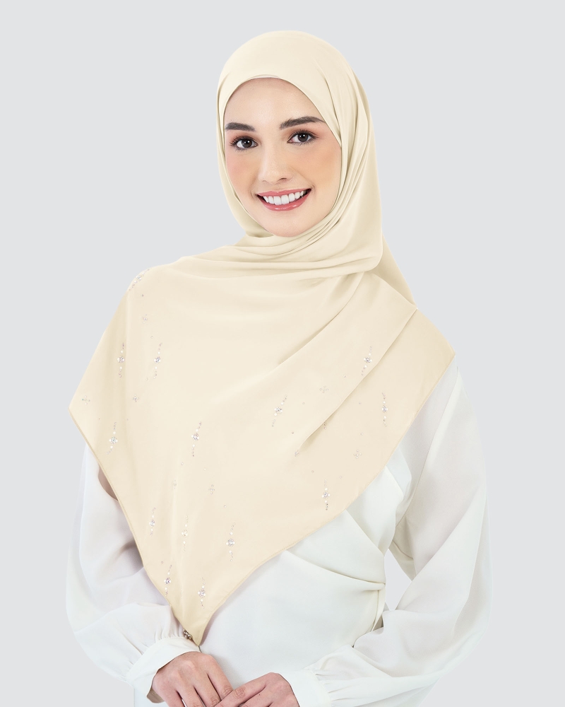 Image of LADY CLARA MATTE SATIN SHAWL