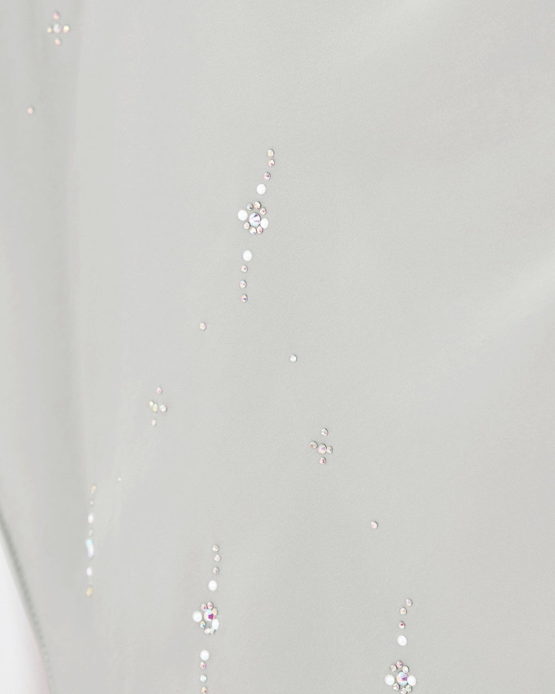 Image of LADY CLARA MATTE SATIN SHAWL