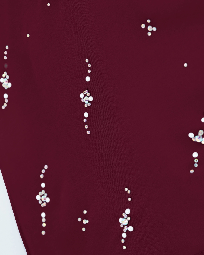 Image of LADY CLARA MATTE SATIN SHAWL