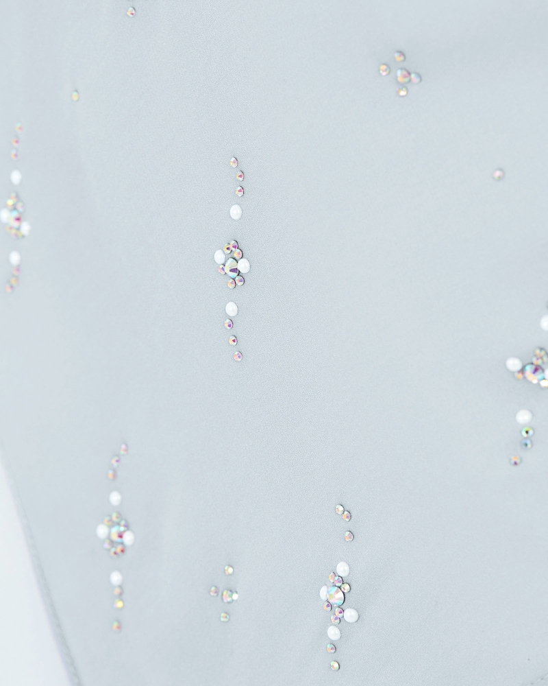 Image of LADY CLARA MATTE SATIN SHAWL