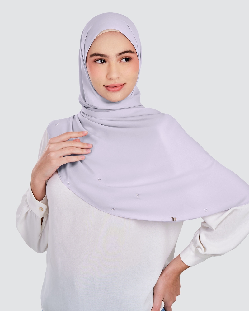 Image of LADY SARAH CRYSTAL SHAWL - MORNING GLORY