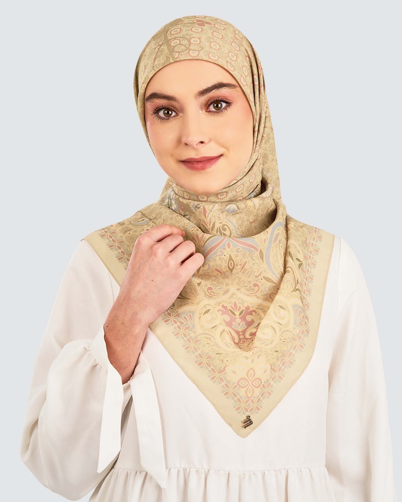 LAKARAN COTTON VOILE SQUARE - MASALA