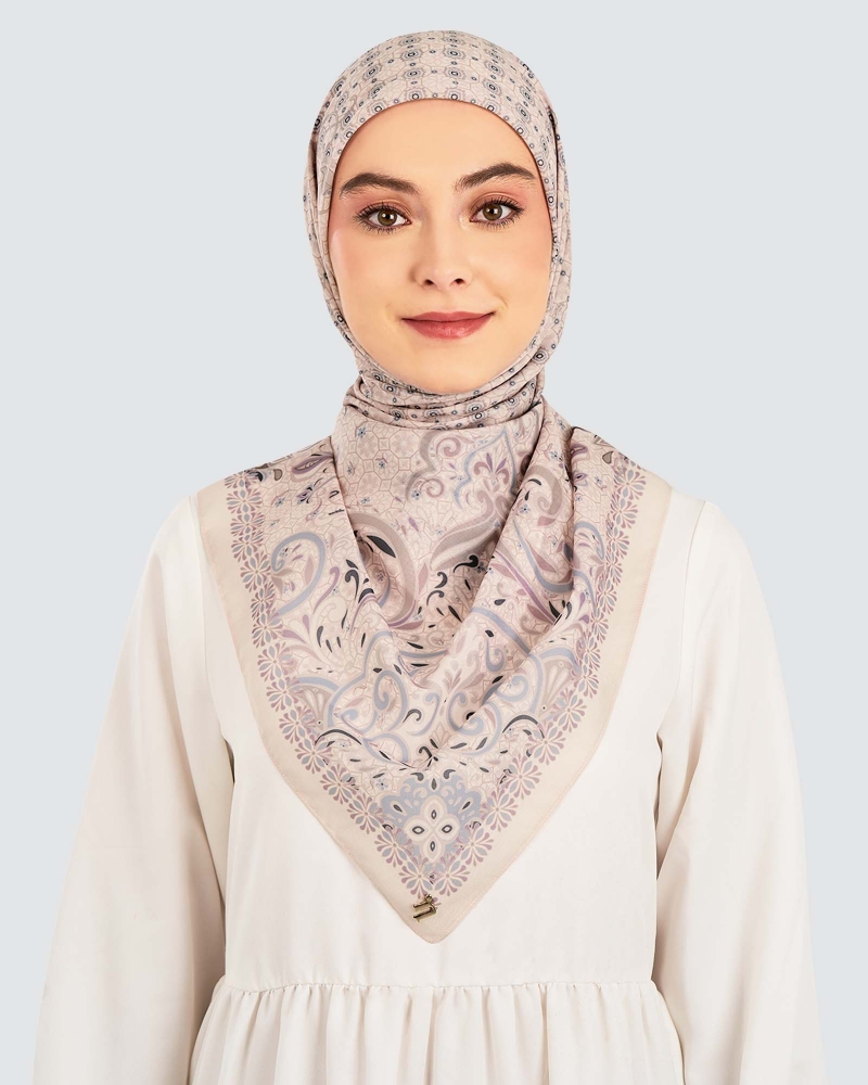 Image of LAKARAN COTTON VOILE SQUARE - TAJ