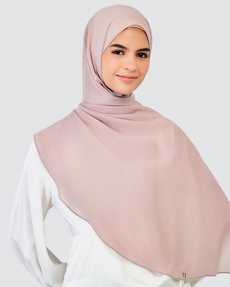 Image of LINIA LINE CHIFFON SHAWL - ROSEDALE