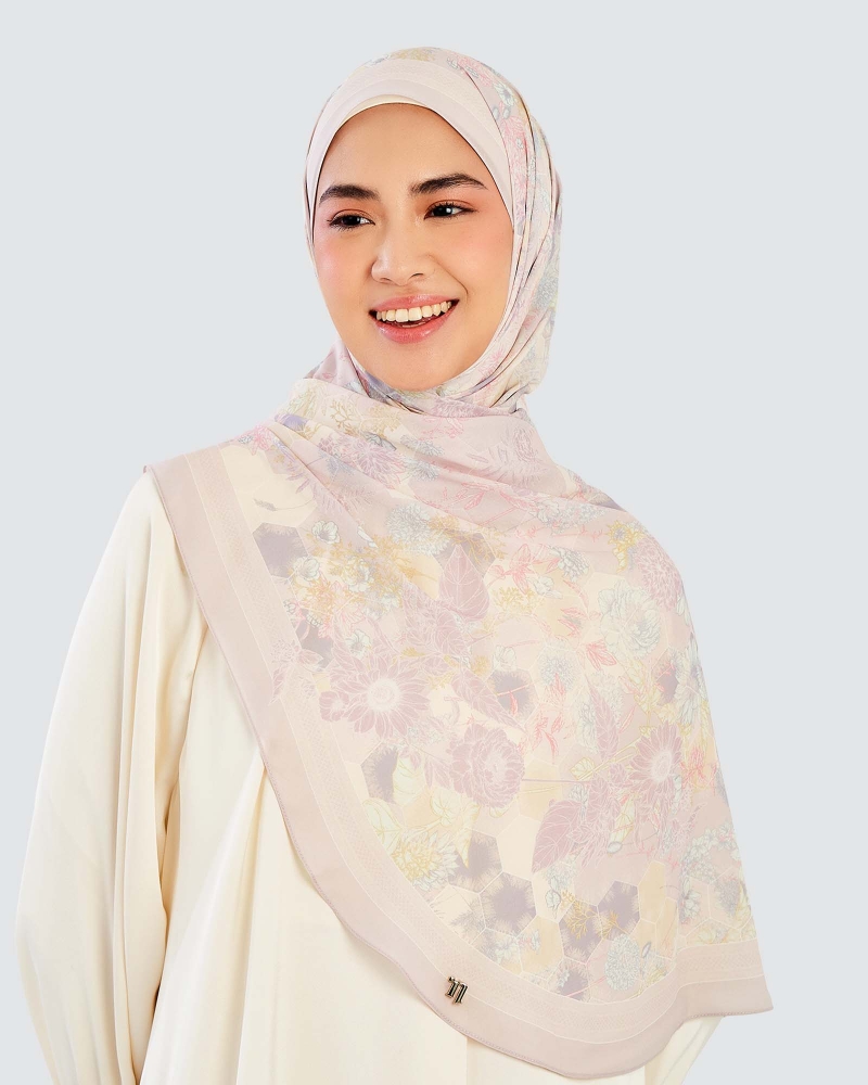 Image of MADU CHIFFON SHAWL - FLORA