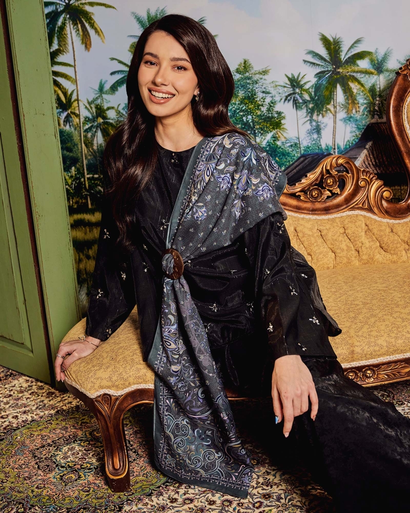 Image of MAYANG KURUNG SET - BLACK