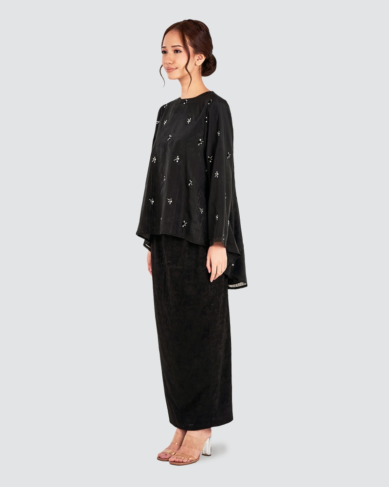 Image of MAYANG KURUNG SET - BLACK