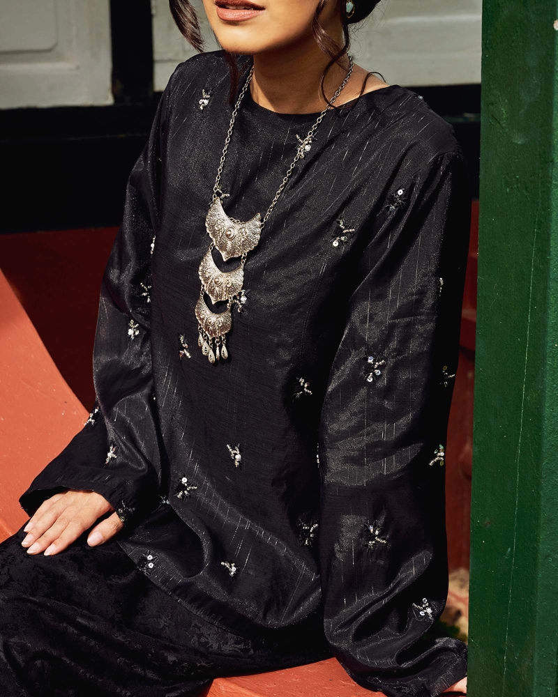 Image of MAYANG KURUNG SET - BLACK