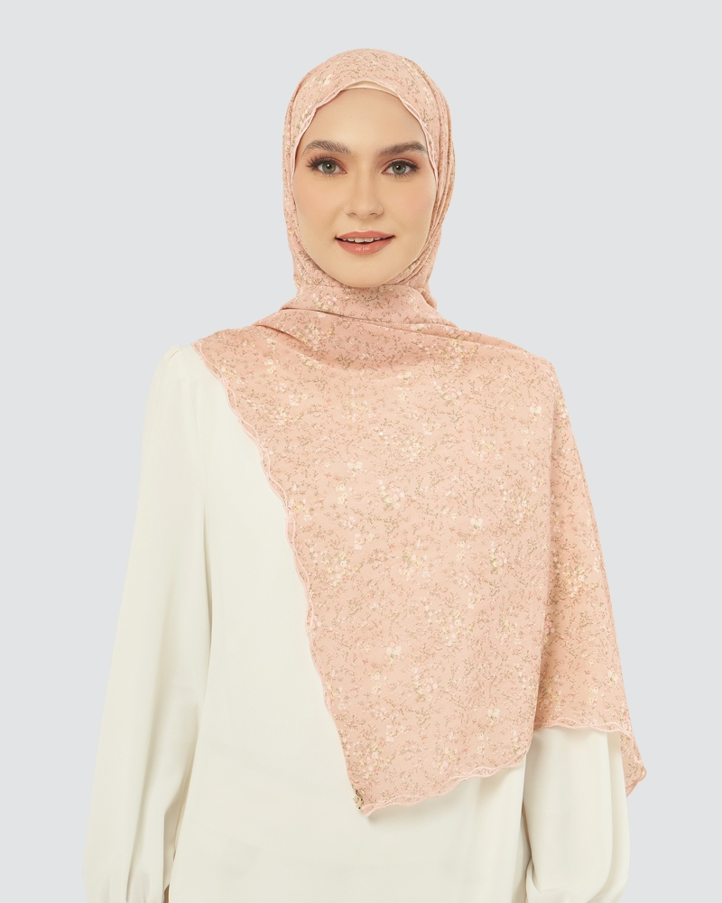 Image of MELUR EMBROIDERED SHAWL - BALLET