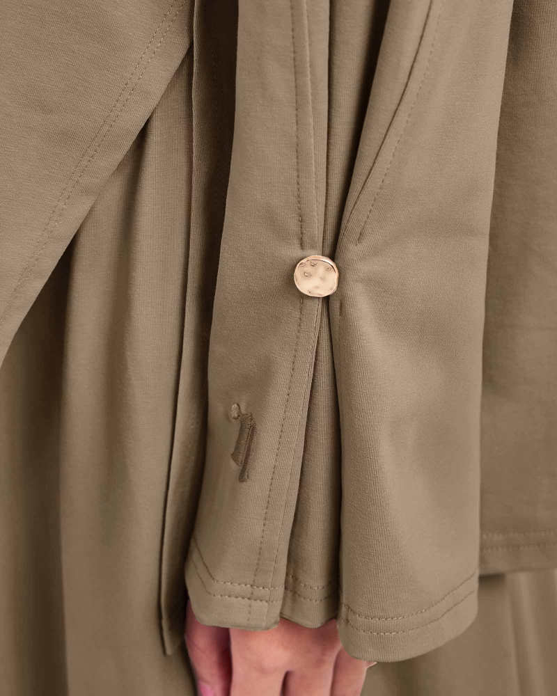 Image of MILA RELAXED FIT TOP - BROWN