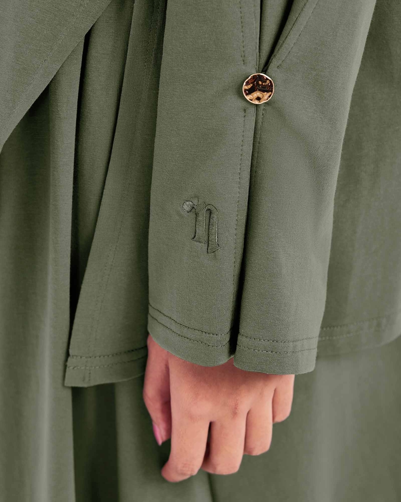 Image of MILA RELAXED FIT TOP - MOSS