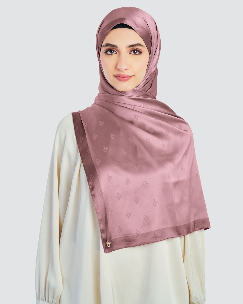 Image of MODA WOVEN SHAWL - ROSE TEA