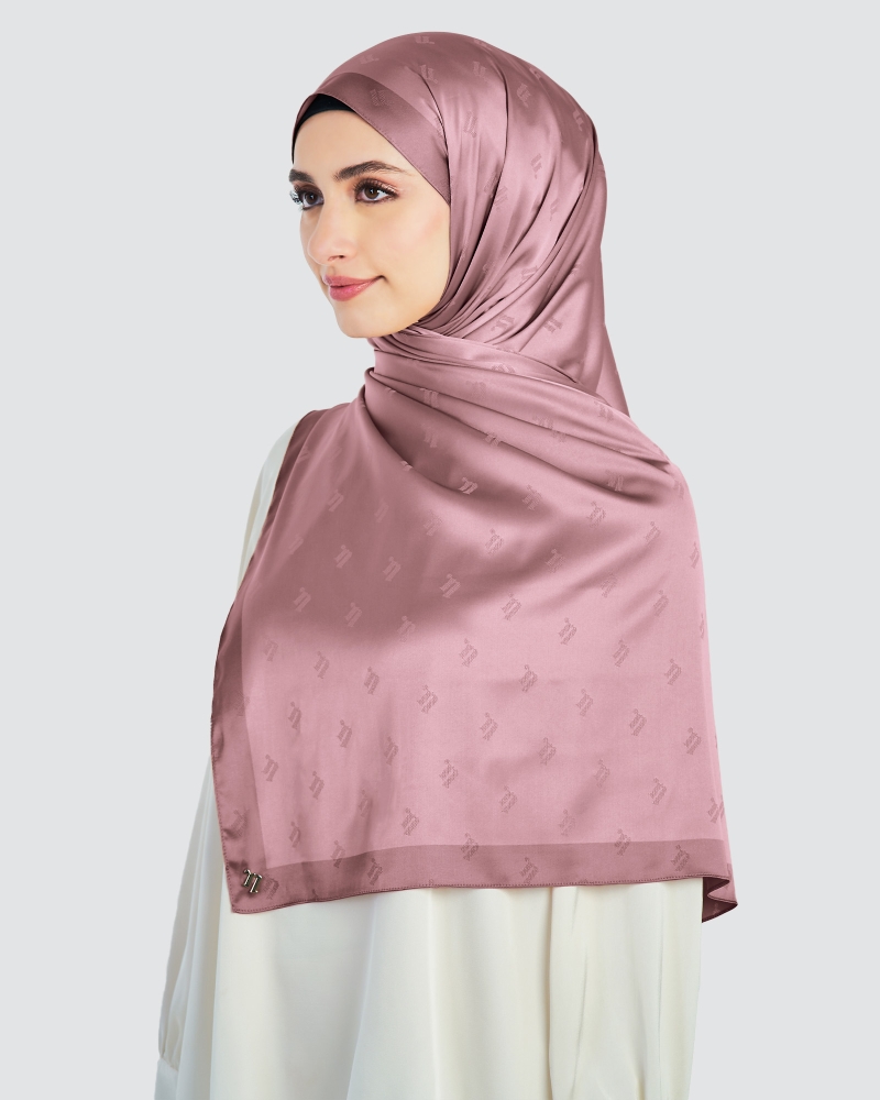Image of MODA WOVEN SHAWL - ROSE TEA