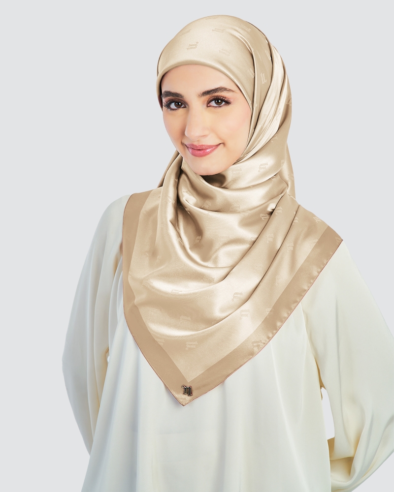 Image of MODA WOVEN SQUARE - PRALINE