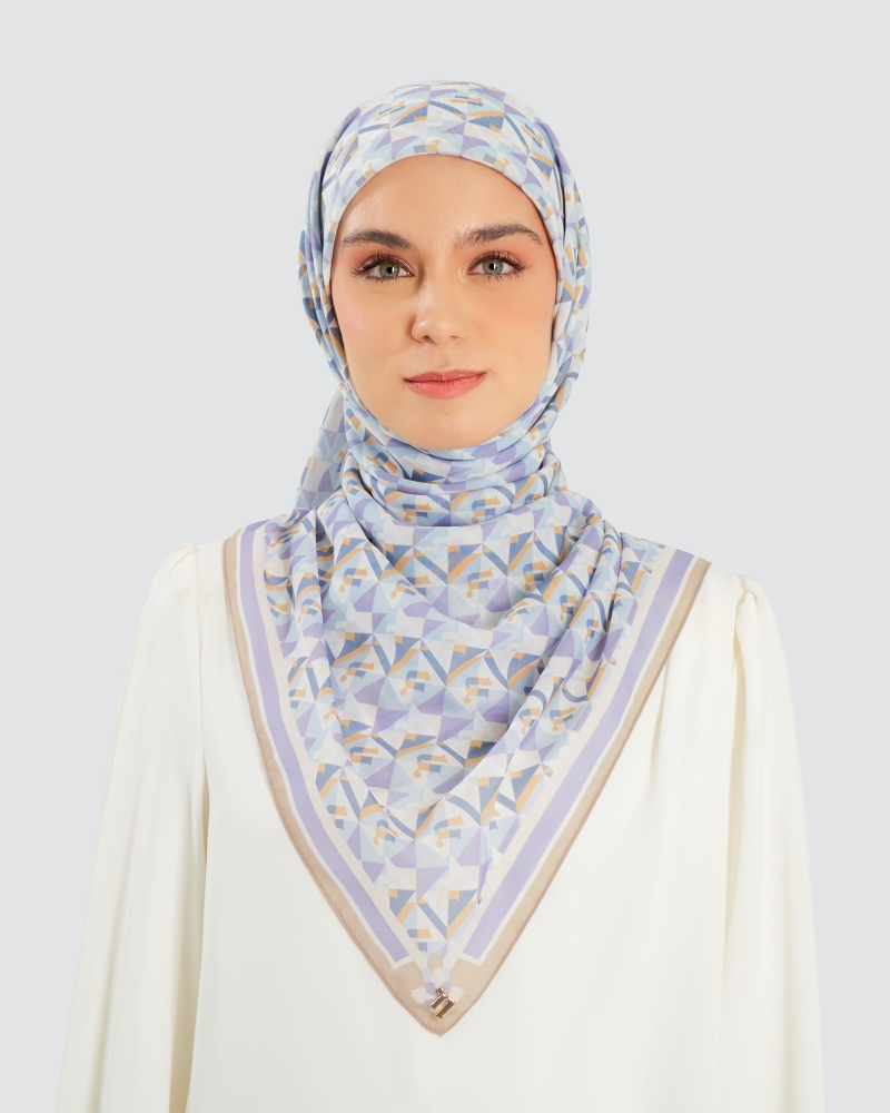 Image of MONOGRAM ORIGAMI SQUARE - BASIL