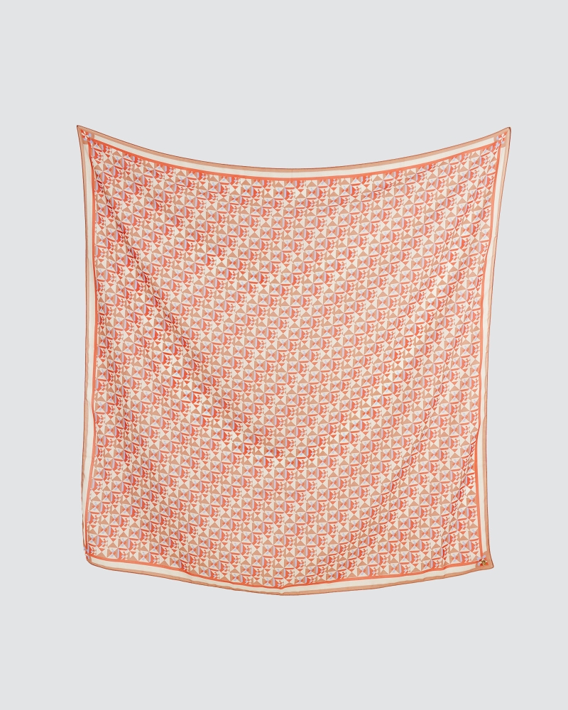 Image of MONOGRAM ORIGAMI SQUARE - MILKTEA