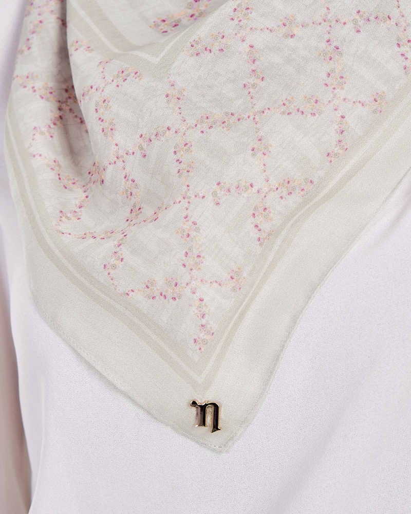 Image of MONOGRAM TRELLIS SQUARE - ALOE