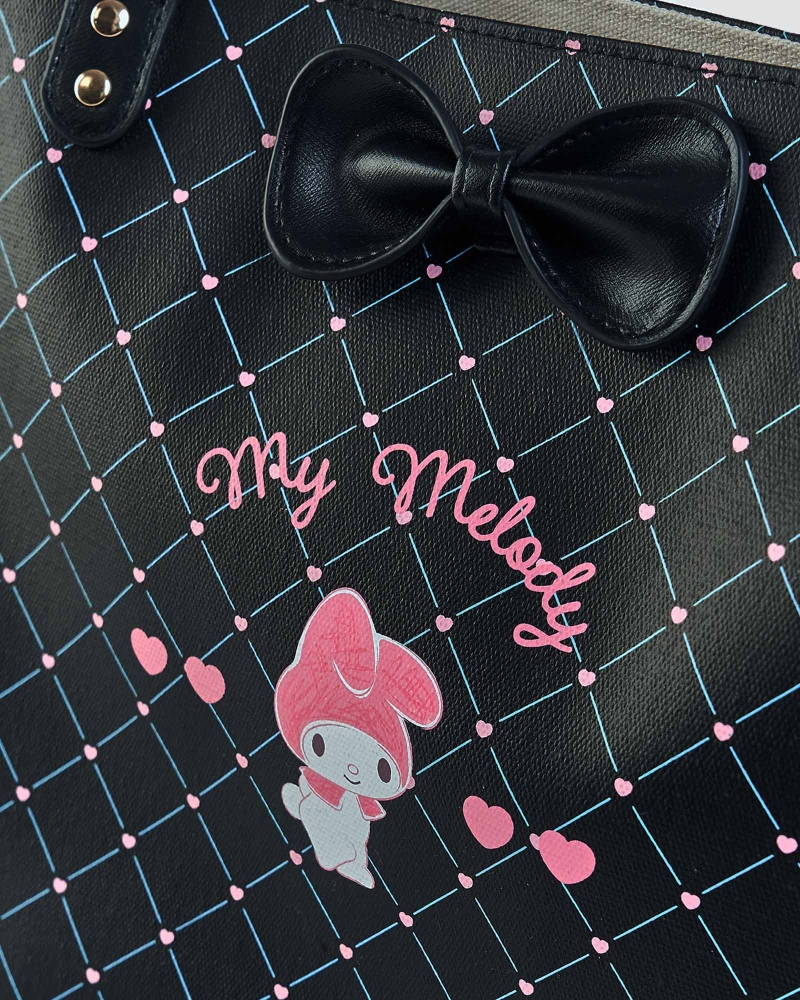 Image of MY MELODY X NAELOFAR DEMURE BAG - BLACK