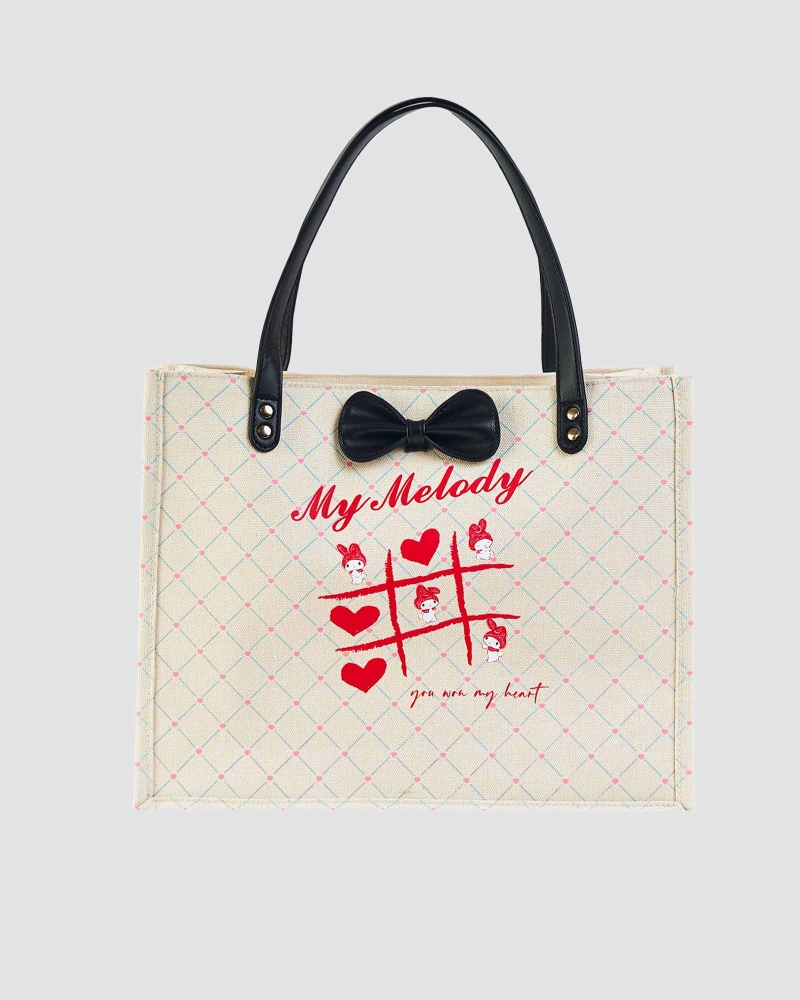 Image of MY MELODY X NAELOFAR DEMURE BAG - GINGERBREAD