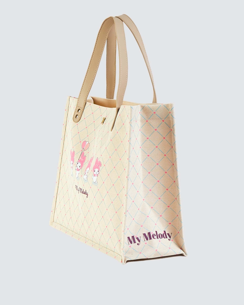 Image of MY MELODY X NAELOFAR DEMURE BAG - MOCHA