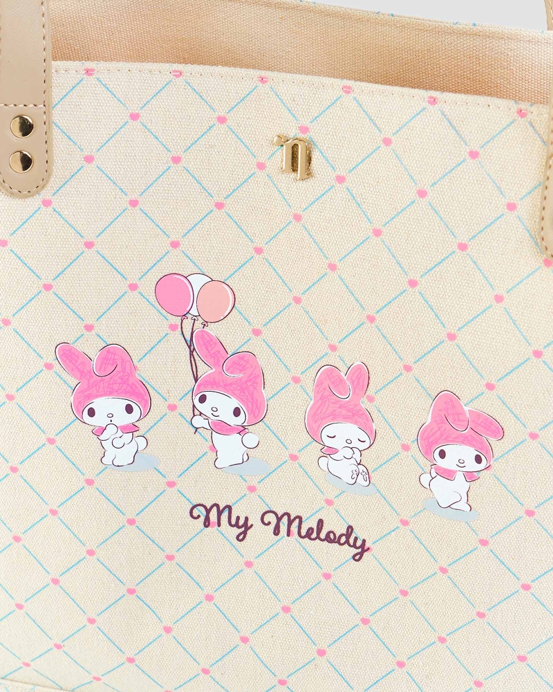 Image of MY MELODY X NAELOFAR DEMURE BAG - MOCHA