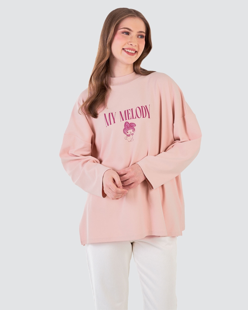 Image of MY MELODY X NAELOFAR DREAMY JUMPER T - PEONYTREAT