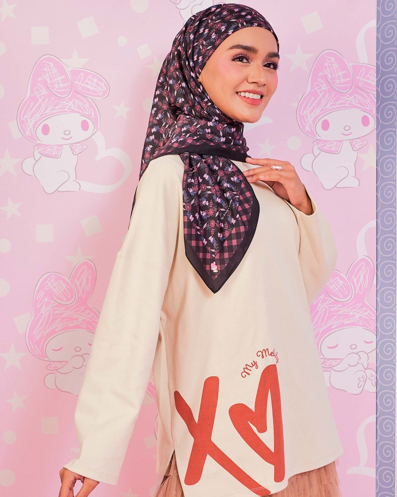 Image of MY MELODY X NAELOFAR DREAMY JUMPER T - VELVETINE