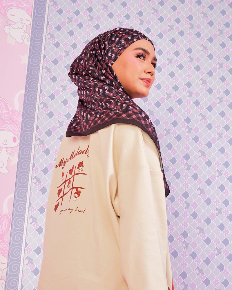 Image of MY MELODY X NAELOFAR DREAMY JUMPER T - VELVETINE