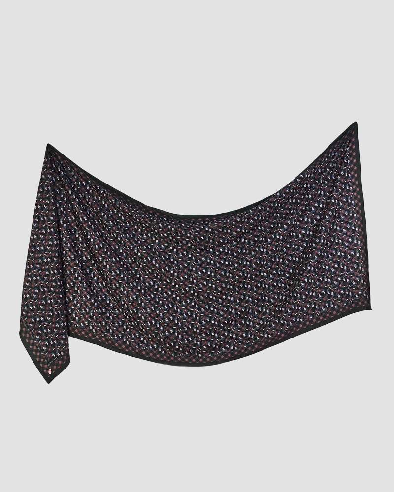 Image of MY MELODY X NAELOFAR SHAWL - BLACKFOREST