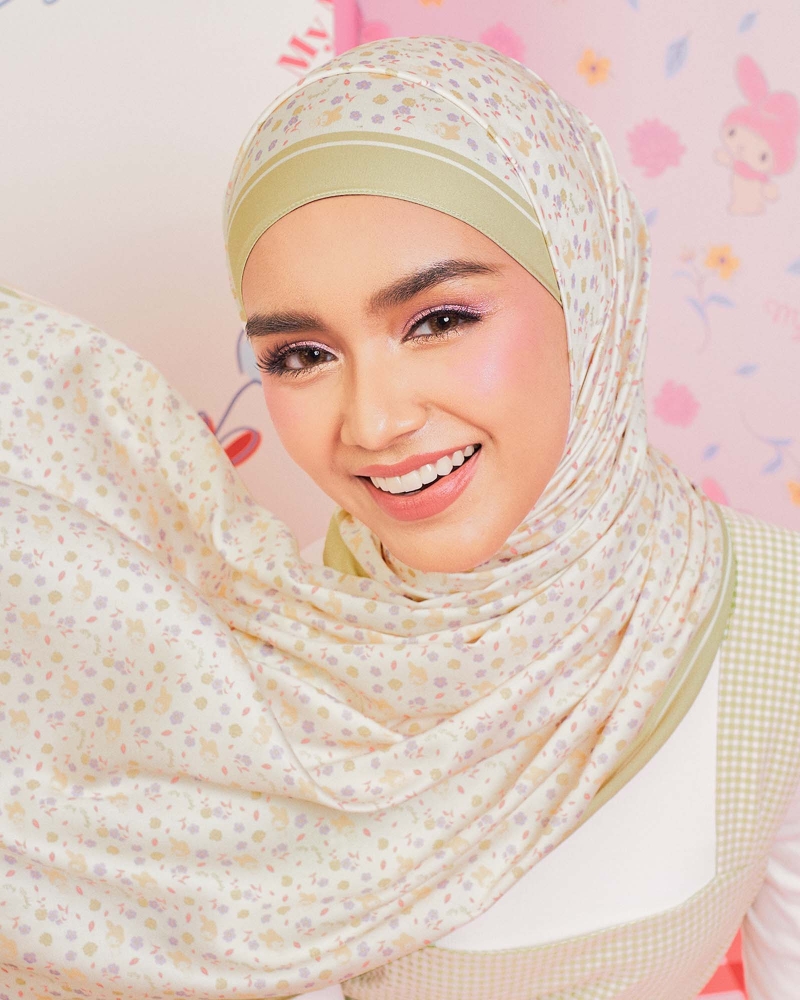 MY MELODY X NAELOFAR SHAWL - LEMONADE