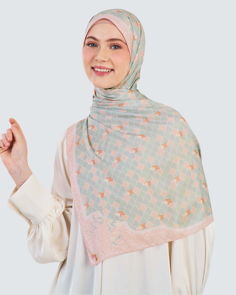 MY MELODY X NAELOFAR SHAWL - SWEETPEA