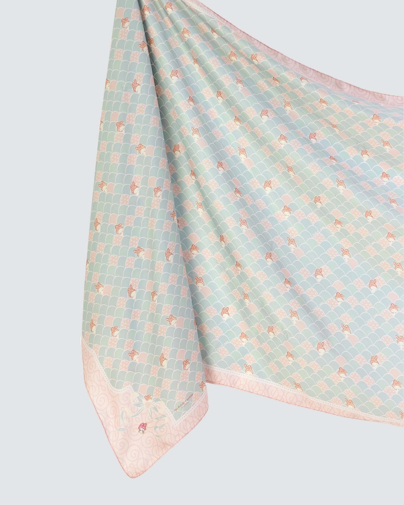 Image of MY MELODY X NAELOFAR SHAWL - SWEETPEA