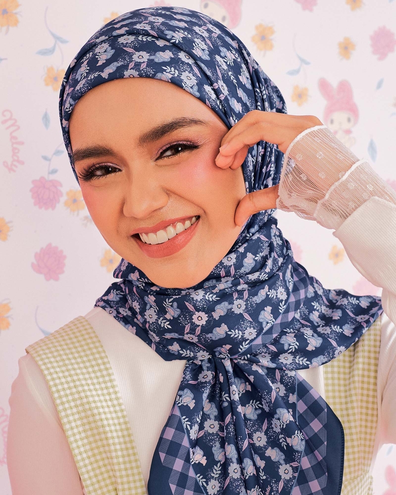 MY MELODY X NAELOFAR SQUARE - BLUEBERRY