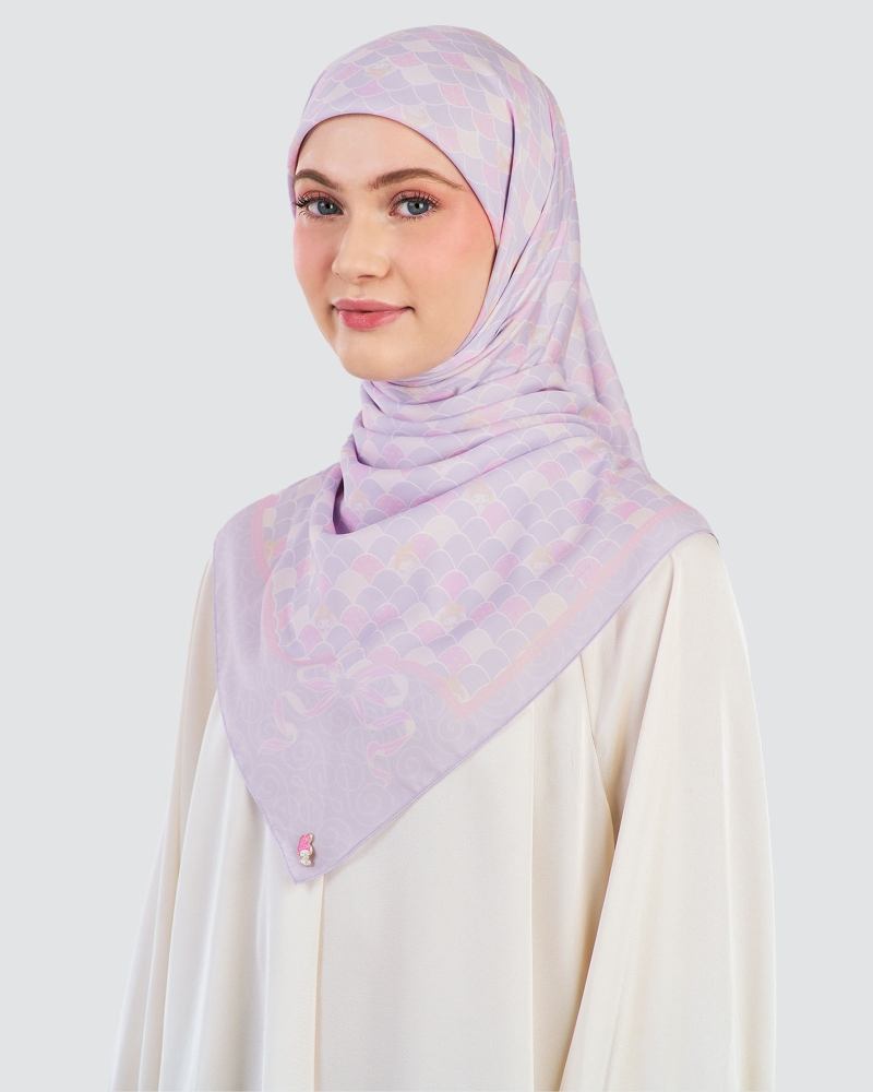 Image of MY MELODY X NAELOFAR SQUARE - PERIWINKLE