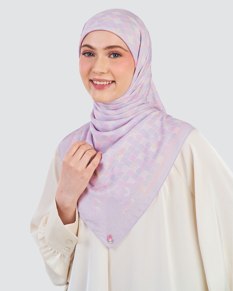 Image of MY MELODY X NAELOFAR SQUARE - PERIWINKLE