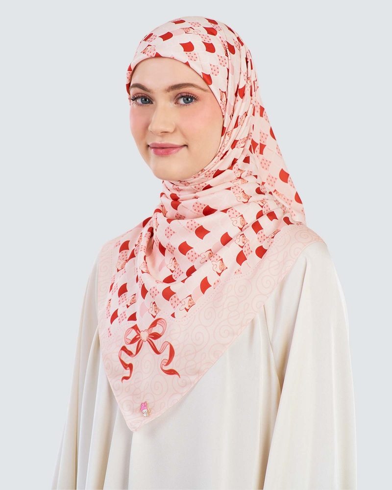 Image of MY MELODY X NAELOFAR SQUARE - STRAWBERRY