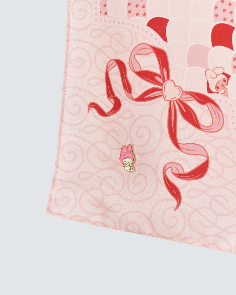 Image of MY MELODY X NAELOFAR SQUARE - STRAWBERRY