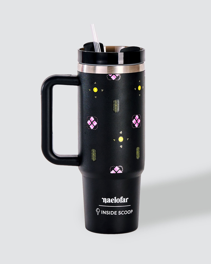 Image of NAELOFAR X INSIDE SCOOP BOTOL AIR - BLACK