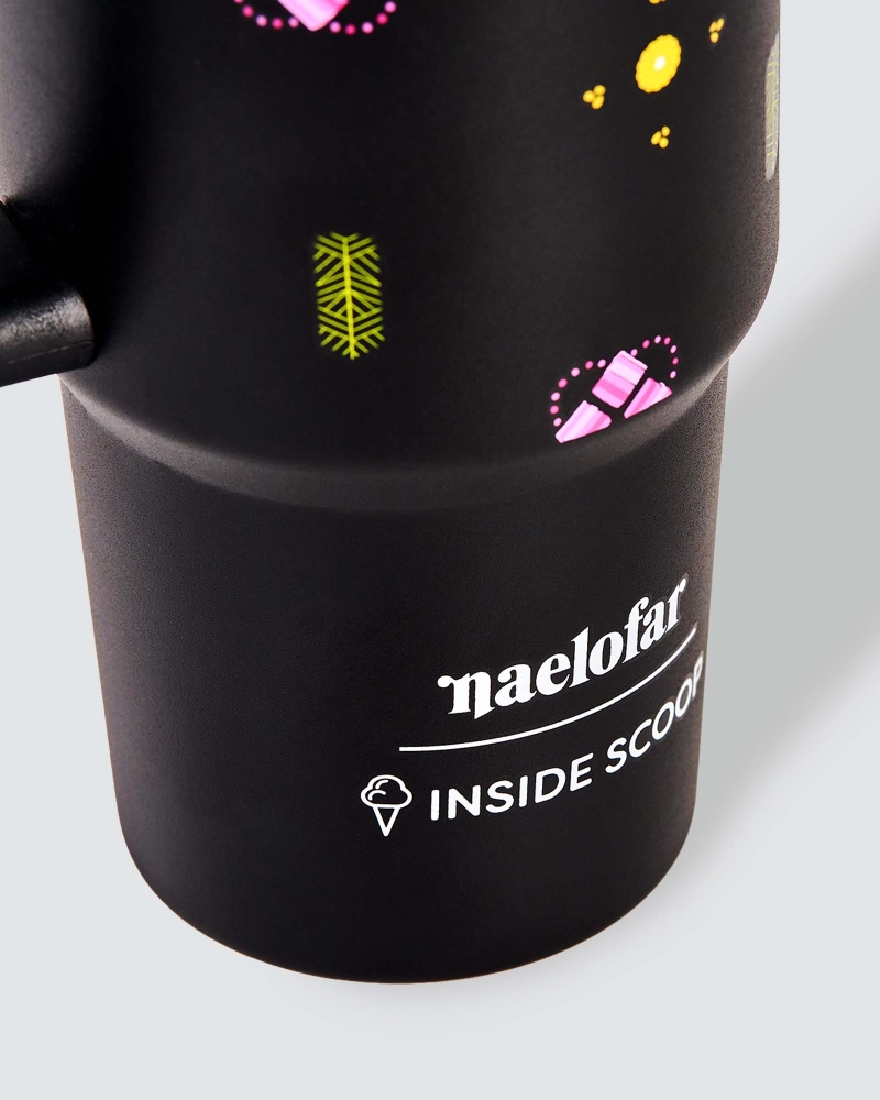 Image of NAELOFAR X INSIDE SCOOP BOTOL AIR - BLACK