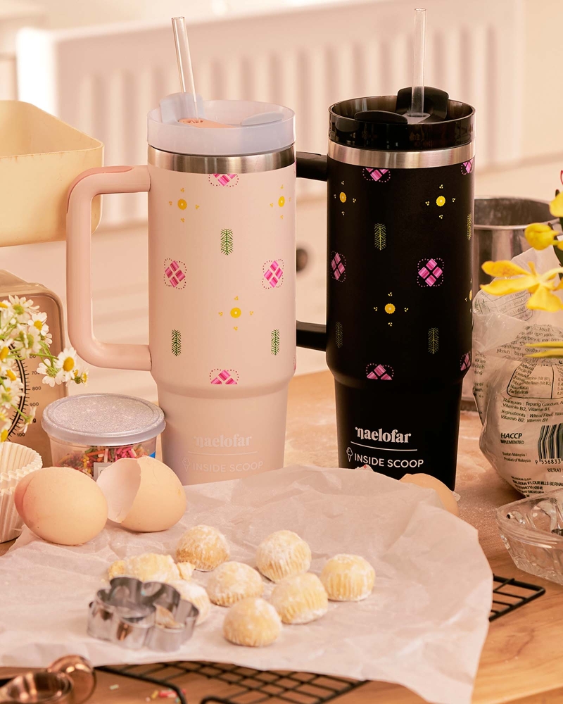 Image of NAELOFAR X INSIDE SCOOP BOTOL AIR - BLACK