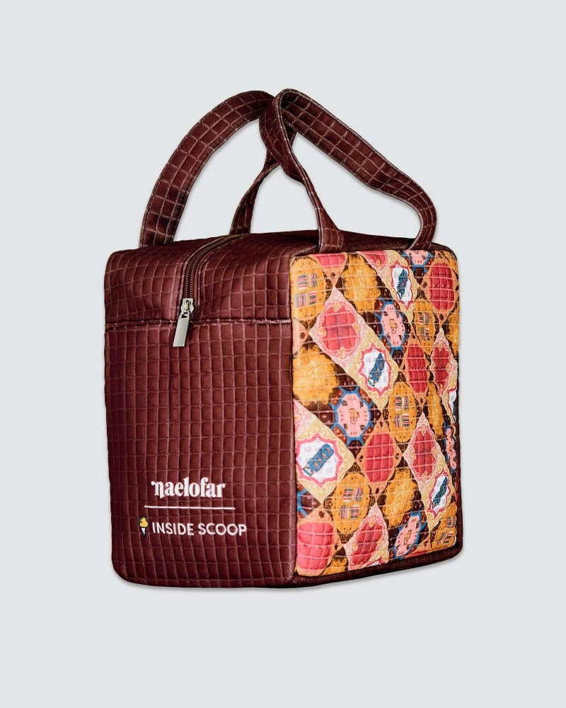 Image of NAELOFAR X INSIDE SCOOP TAPAU BAG - BABA