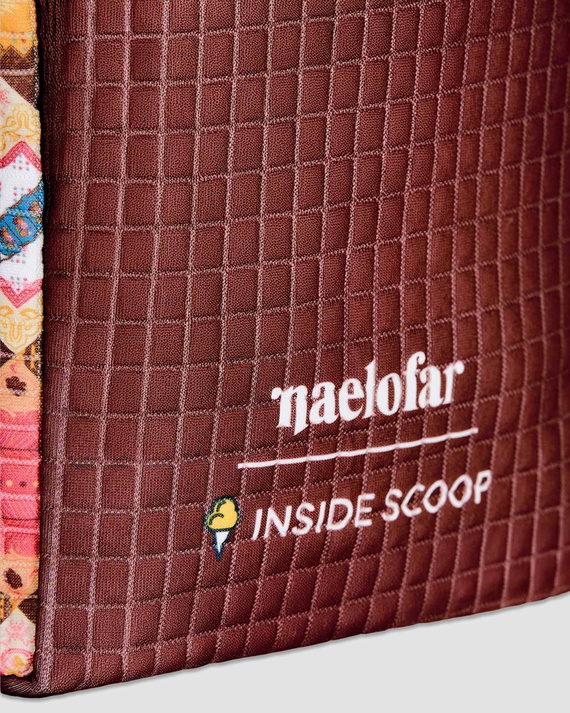 Image of NAELOFAR X INSIDE SCOOP TAPAU BAG - BABA