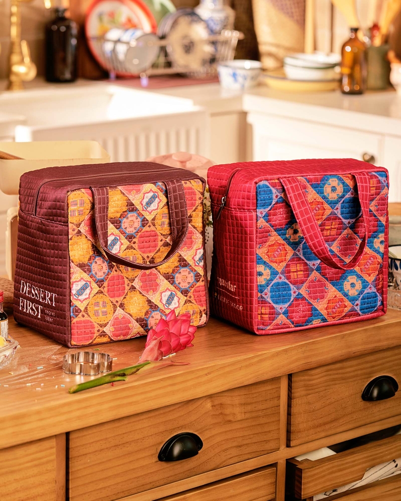 Image of NAELOFAR X INSIDE SCOOP TAPAU BAG - NYONYA